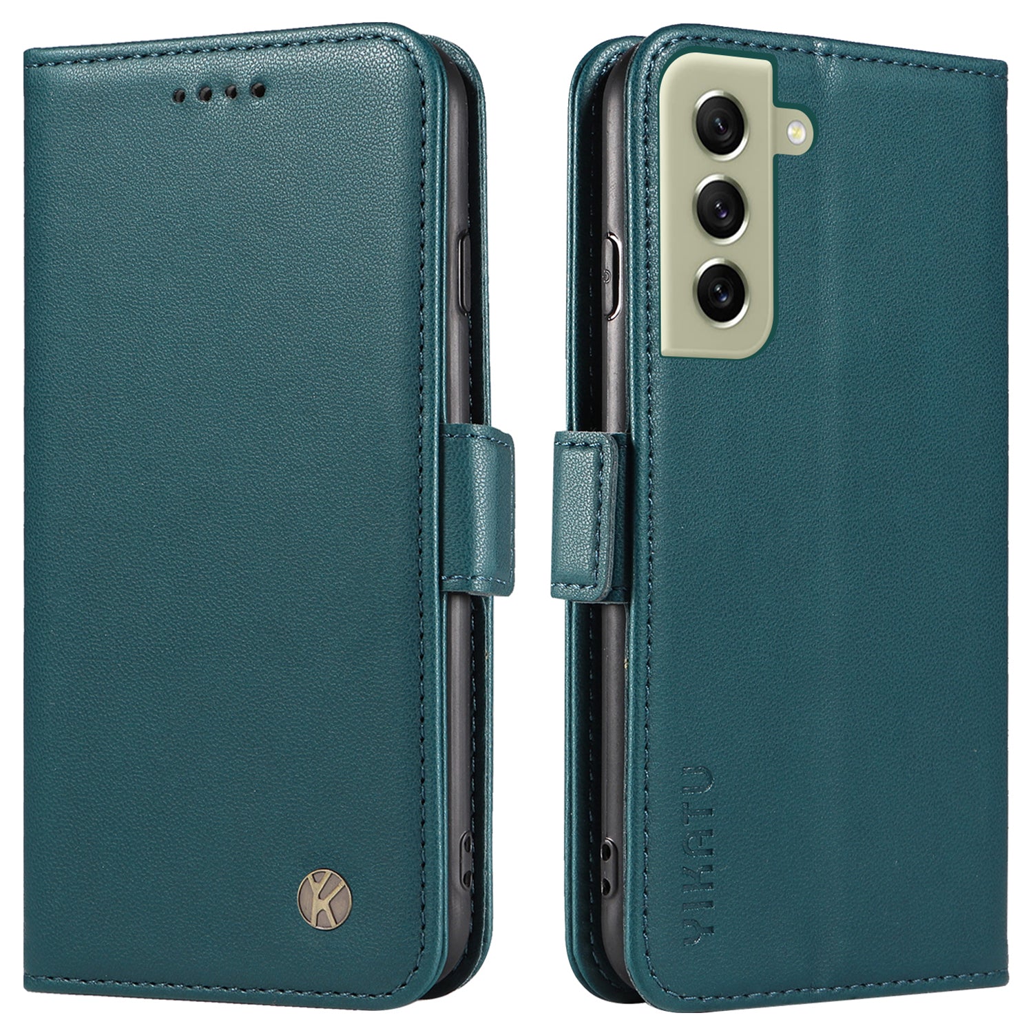 YIKATU YK-003 pro Samsung Galaxy S21 FE 5G Flip Cover odolný proti poškrábání PU kožený stojánek Peněženka na telefon YIKATU YK-003 pro Samsung Galaxy S21 FE 5G Flip Cover odolný proti poškrábání PU kožený stojánek Peněženka na telefon